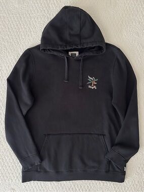 Banks Journal Nadia Hernandez Black Hoodie Sweatshirt Palm Art Print XL